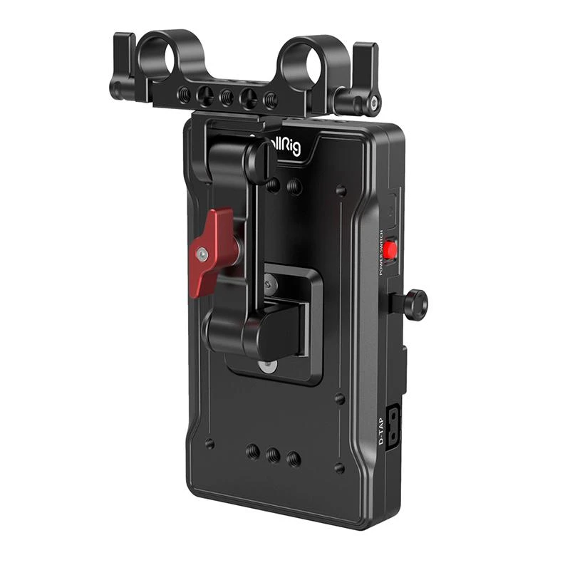 Smallrig 3204 V-Mount Battery Adapter Plate With 15Mm Clamp & Adjustable Arm 