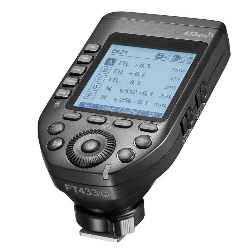 Disparador de Flash Sem Fio Godox FT433C para Canon