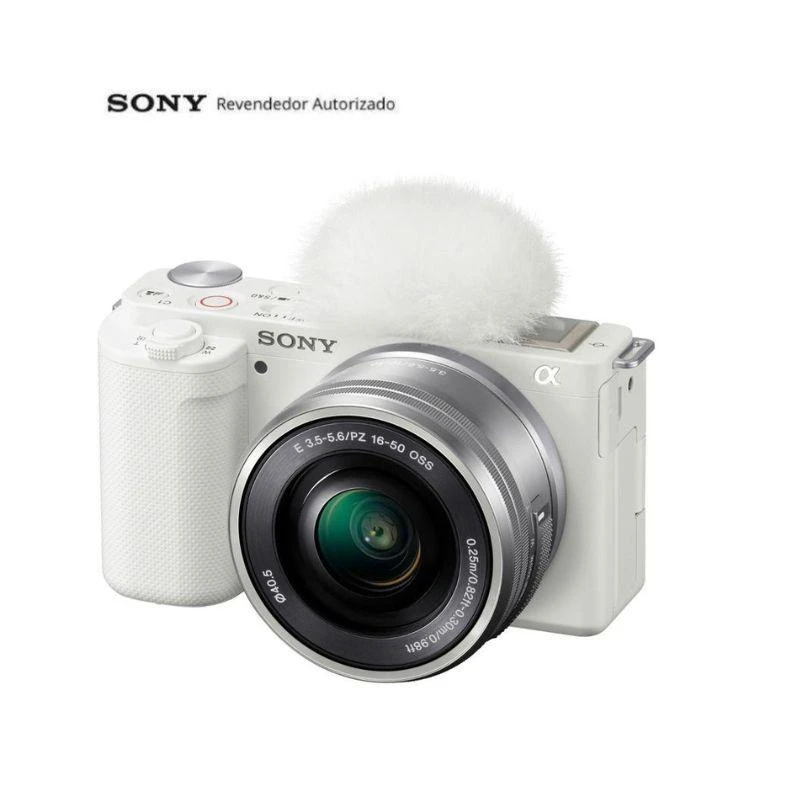 Camera Sony ZV-E10 Kit 16-50MM  (Branco)