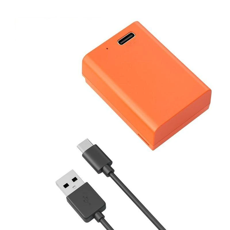 Bateria para Nikon SmallRig EN-EL25 4967 Recarregável USB-C Z50/ZFC/Z30 - Laranja