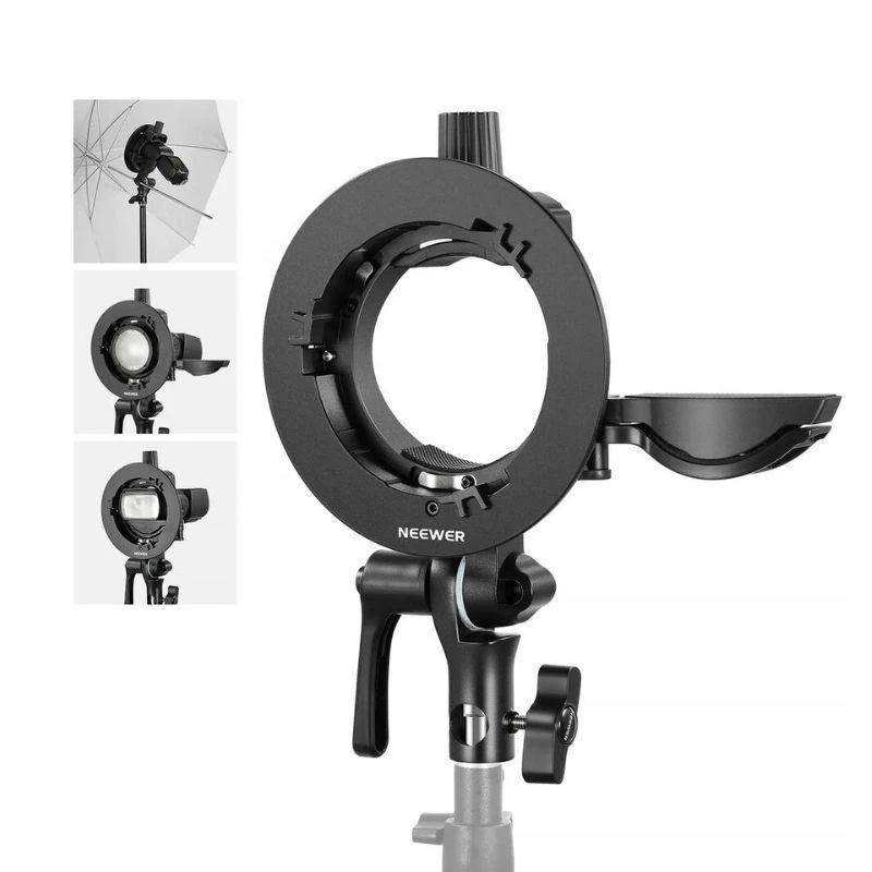 Neewer CRB-1 S-Type Flash Bracket Bowens Mount