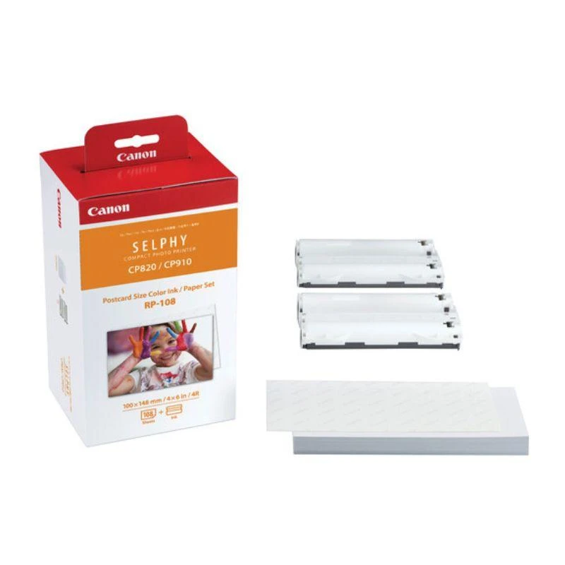 Canon RP-108 High-Capacity Color Ink/Paper Set