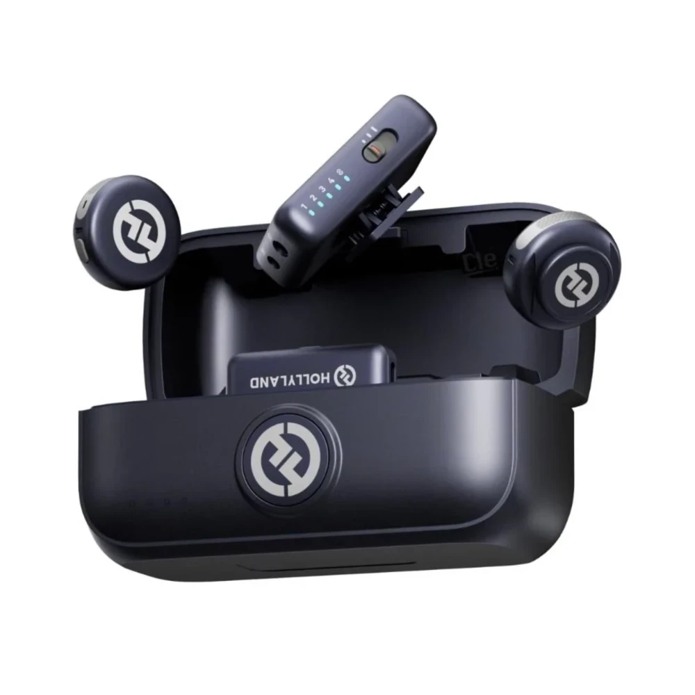 Microfone Inalámbrico Hollyland Lark M3 2TX-2RX Preto