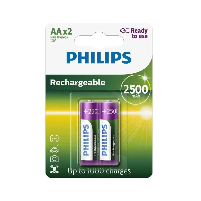 Pilhas Recarregavel AA - C/2 UNID (R6B2RTU25/97)