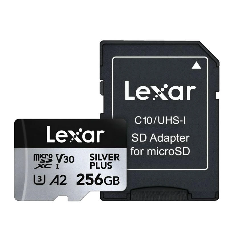Cartão De Memoria Micro SD Lexar Professional Silver Plus 205-100MB/S C10 256 GB (LMSSIPL256G-BNANU) 