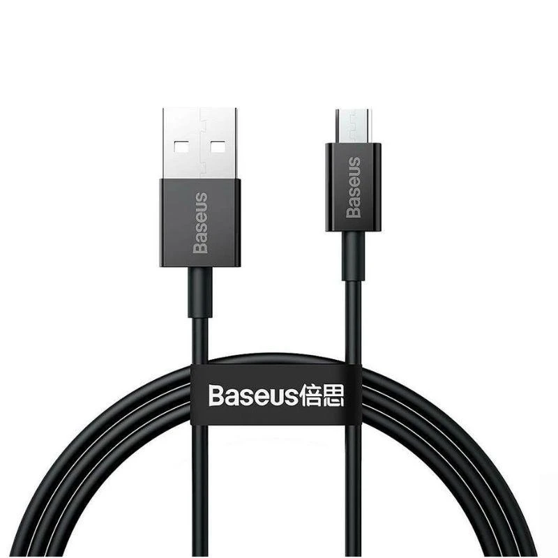 Cabo USB-A / Micro USB Baseus Camys-01 Superior 2A 1M Preto