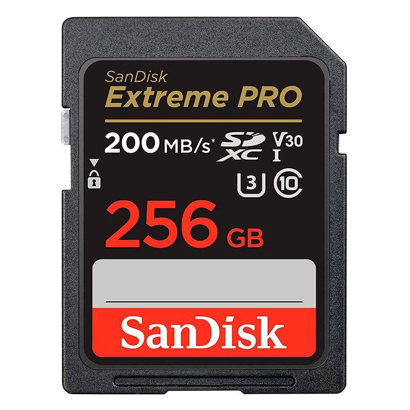 Cartão De Memoria SD SanDisk Extreme Pro 256GB / U3 / 200MBS