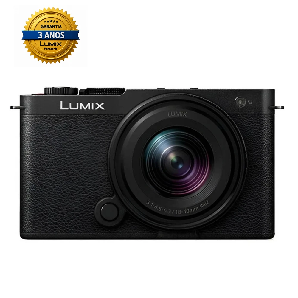 Camera Panasonic Lumix S9 kit 18-40mm f/4.5-6.3 - Preto