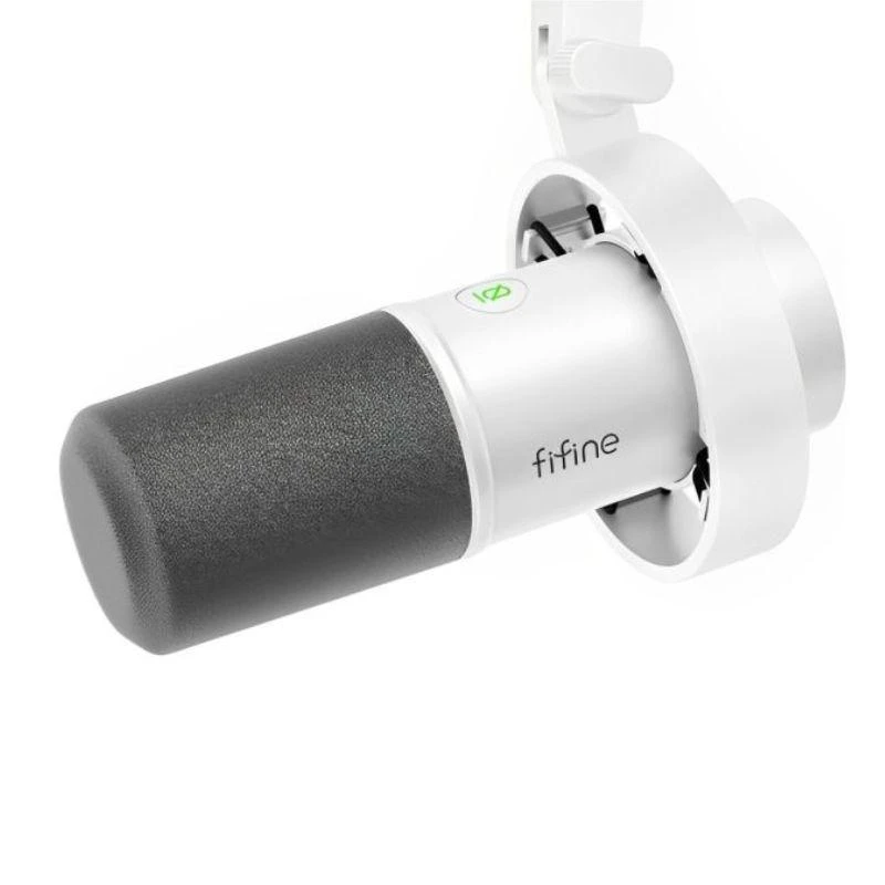 Microfone Usb Fifine K688 Amplitank MV7-SM7B USB  - Branco