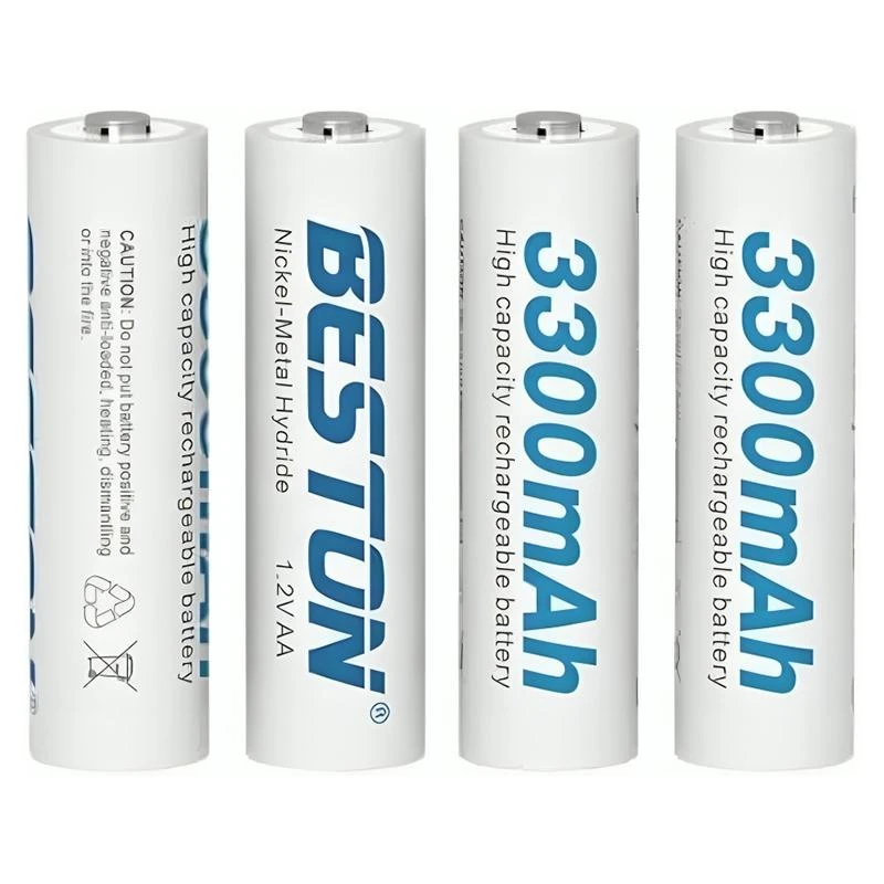 Pilhas Recarregavel Beston AA (3300mAh)