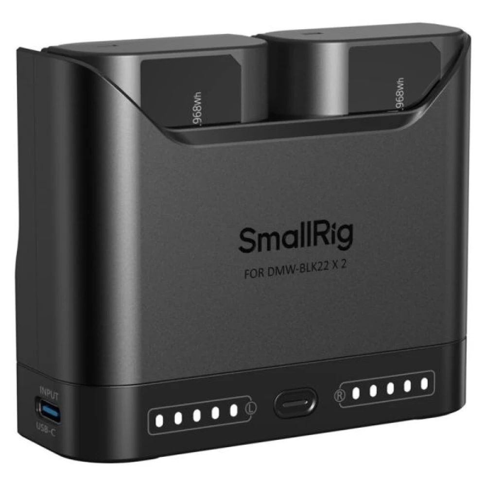 Kit Carregador +2 Baterias Smallrig DMW -BLK22 Para Camera Panasonic (5487)