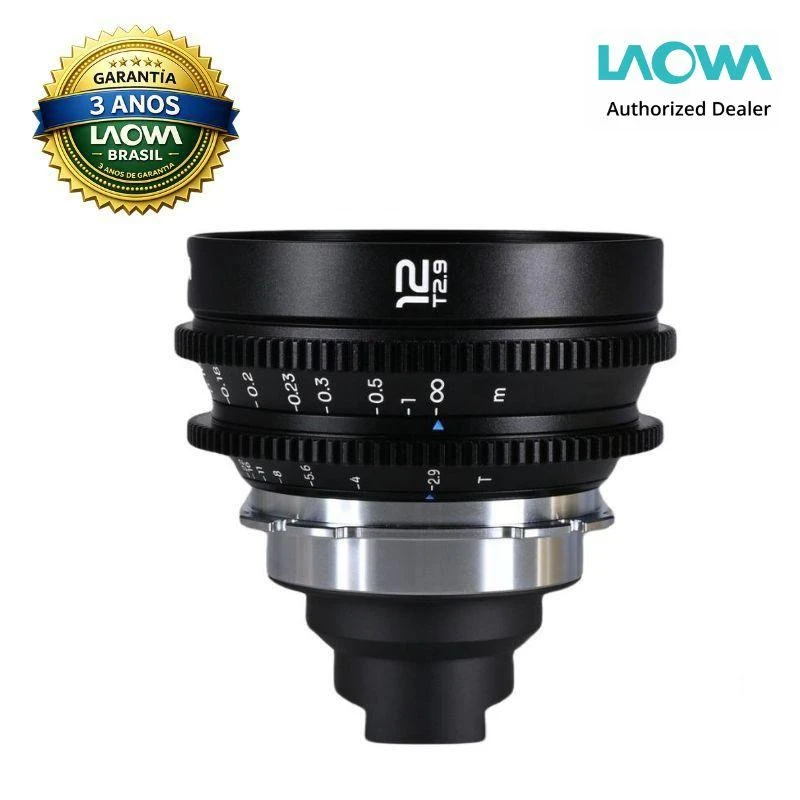 Lente Laowa 12MM T 2.9 FF II Zero-D Cine PL Mount