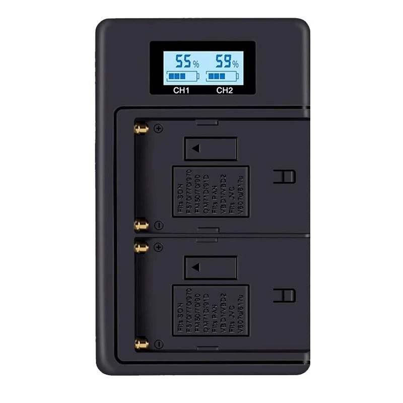 Carregador Duplo Palo NP-F970 (USB)