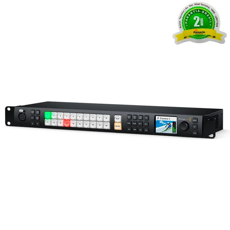 Blackmagic Design Atem 2 M/E Constellation HD Live Production Switcher (2 anos de garantia em Brasil)