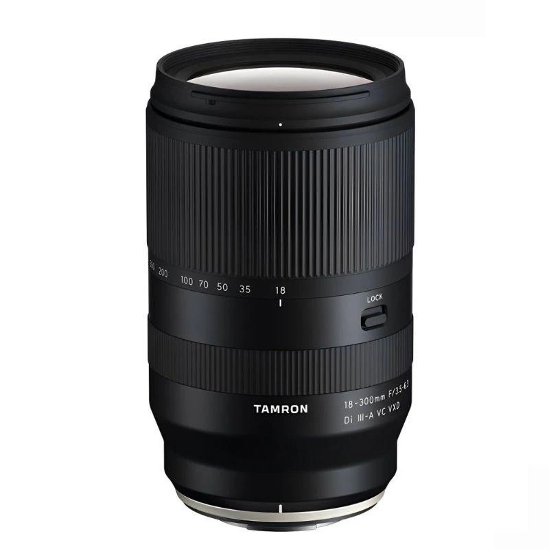 Lente Tamron 18-300mm f/3.5-6.3 Di III-A VC VXD para Fujifilm (APS-C)
