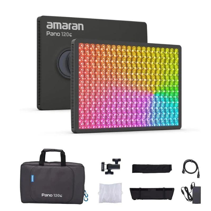 Led Amaran Pano 120C Rgb Cob Kit (Charcoal)