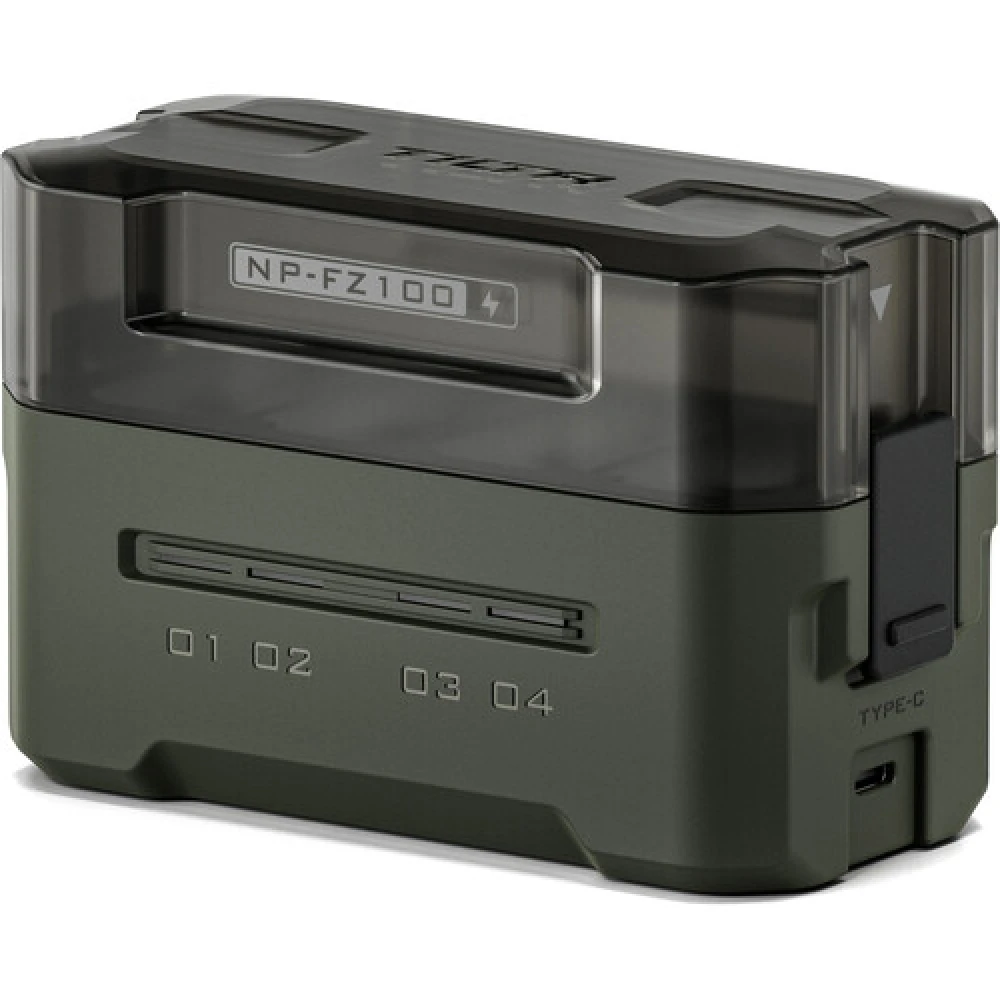 Tilta Portable Charging Station For NP-FZ100 Batteries # TBC-FZ100-GN