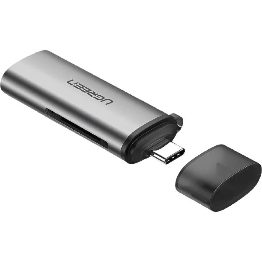 Lector de Memoria Ugreen CM184 USB-C/+SD+TF Cinza