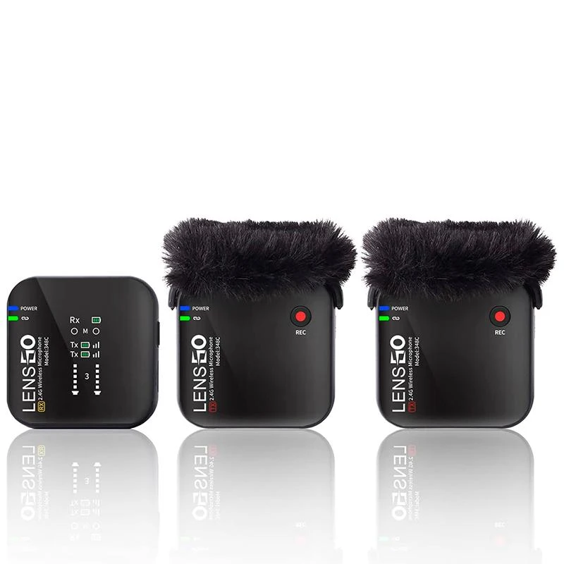 Microfone Wireless Lensgo 348C Duo V2