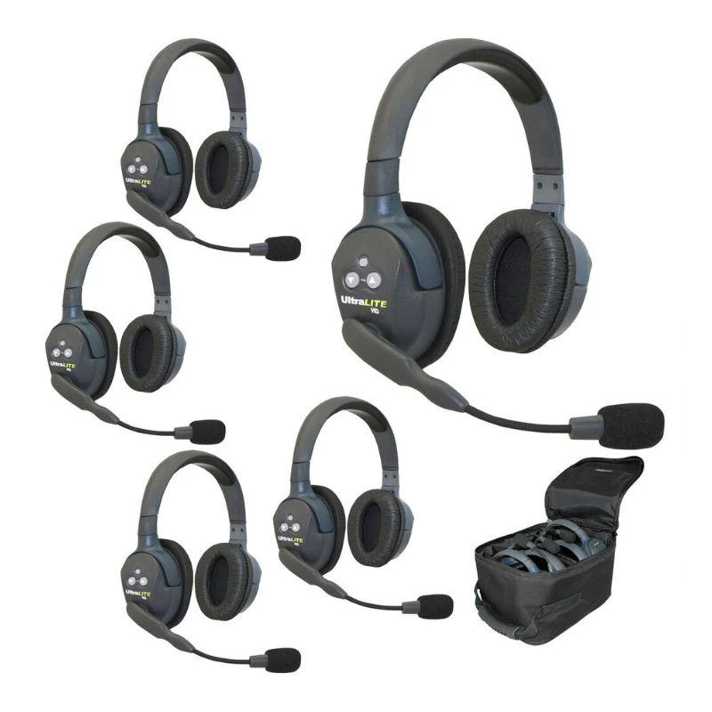 Sistema de Intercomunicação Eartec UL5D 5-Person Full-Duplex Wireless Intercom