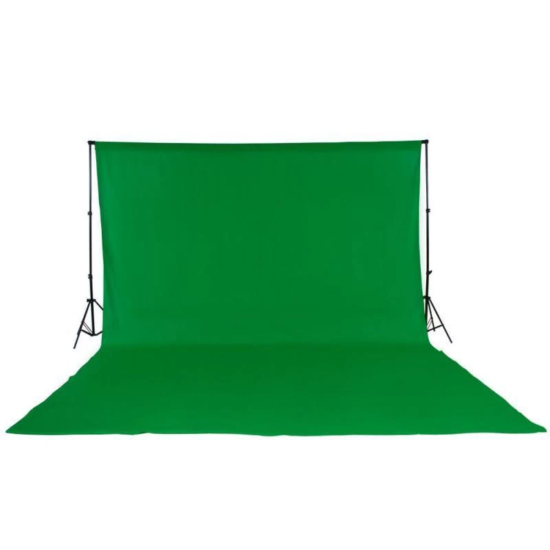 Fundo Fotográfico De Tecido E-Reise YR76 6x3mts Verde 100% Cotton Muslin (140GR)