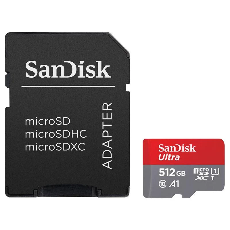 Cartão De Memoria Micro SD 512GB Sandisk Ultra 150MB/S C10 (SDSQUAC-512G-GN6MA)