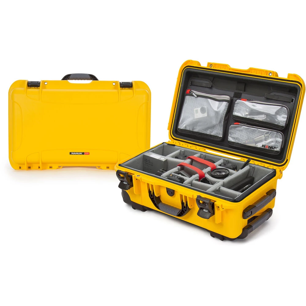 Maleta Nanuk 935S-060 Yellow C/Divisória