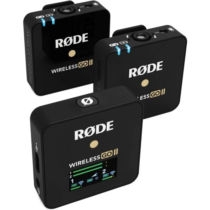 Sistema de Microfone Sem Fio Rode Wireless Go II