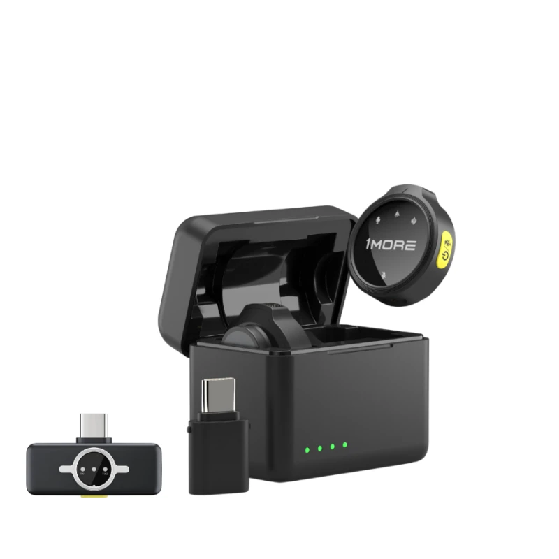 1 More Pixie Mini Microfone sem fio USB-C Preto