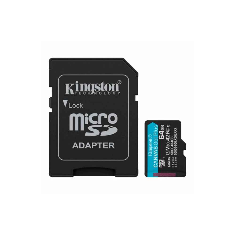 Memória Card Micro SD 64GB Kingstone 2x1 200MB/S