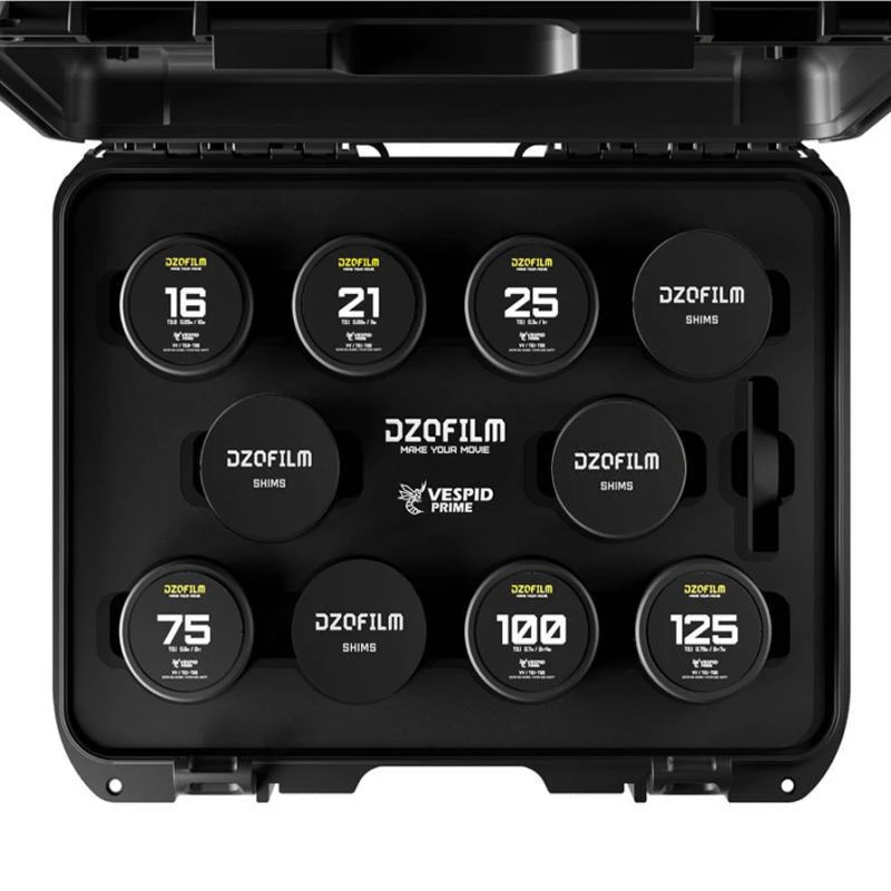 Kit DZOFilm VESPID Prime  6-Lens  (16 , 21, 25 , 75, 100 , 125MM)