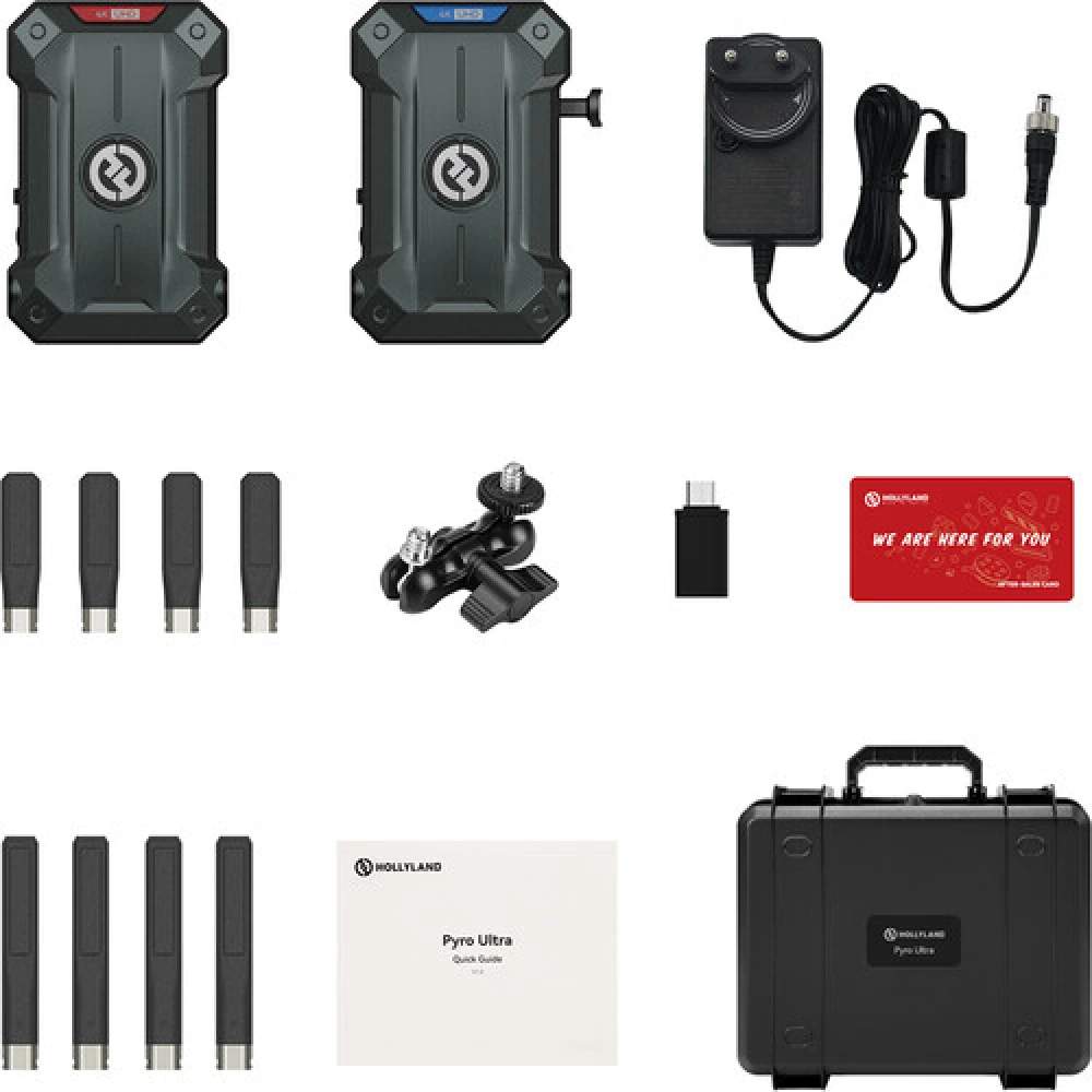 Hollyland Pyro Ultra 4K HDMI/SDI WirelessnVideo Transmission System 1TX 1RX