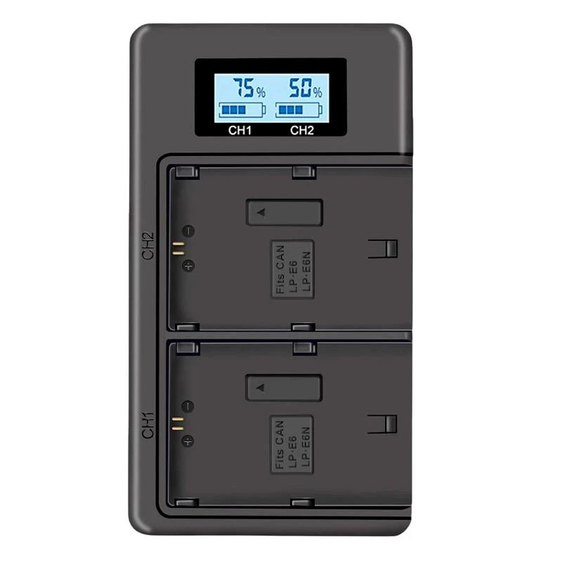 Carregador Duplo Palo LC-E6 (USB)