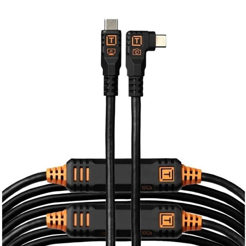 Cabo USB-C para USB-C Tether Tools TetherPro 10 Gbps para Câmera - Preto 9.4 metros (CUC31RTG2-BLK)