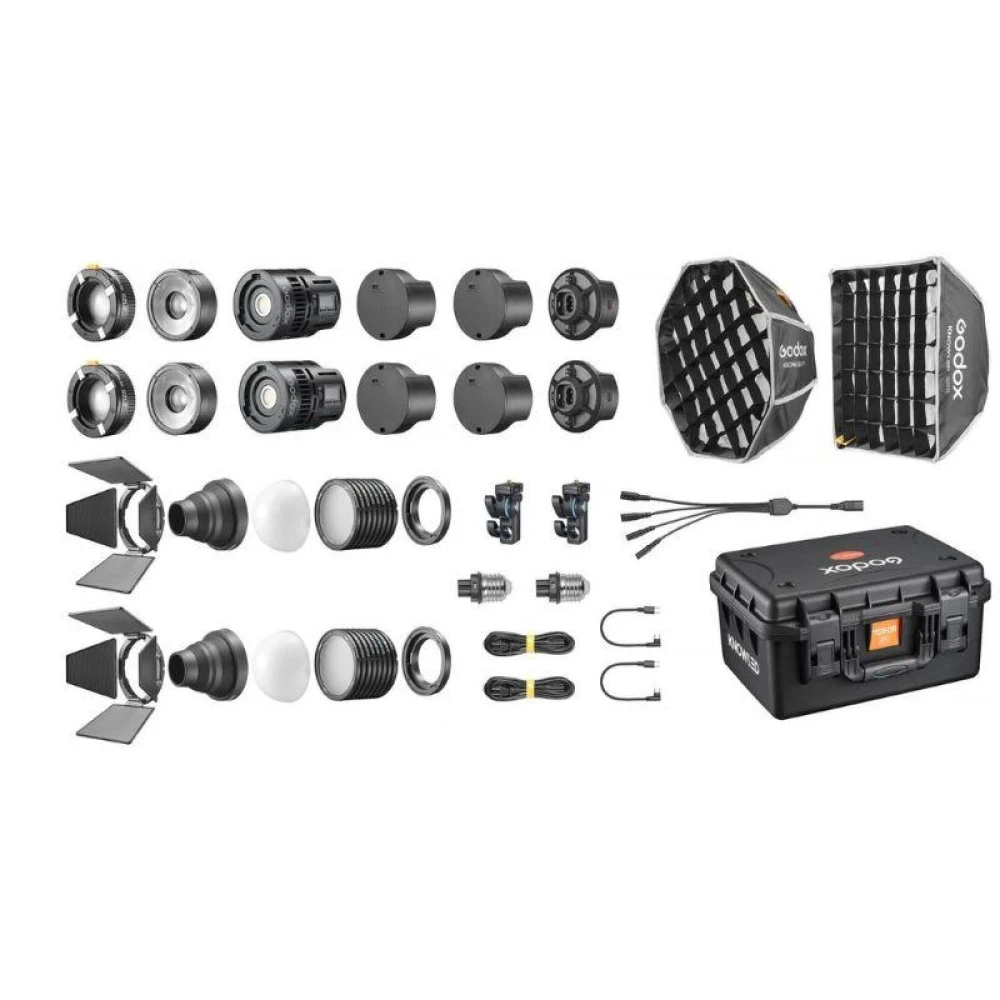 LED Godox MS60R RGB60W (2 Luces) - Negro
