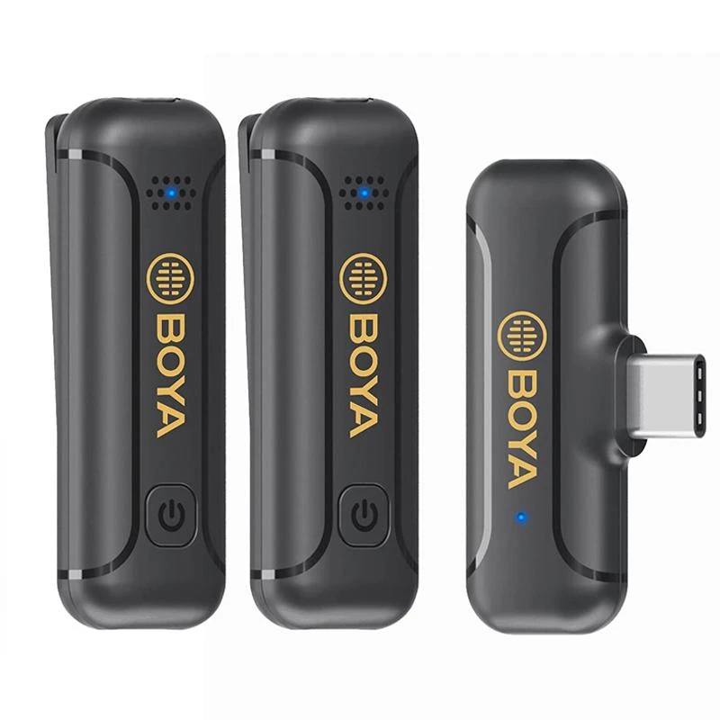 Mini Microfone Sem Fio Boya BY-WM3T2-U2 (USB-C)