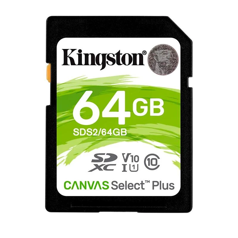 Cartão De Memoria SD C10 64GB 100Mbs Kingston Canvas