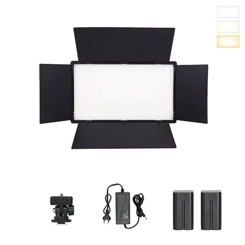 Luz Led Led-680 Pro 2 Baterias  + Fonte