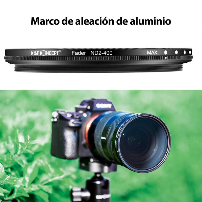 Filtro ND 67MM K&F Concept Variable ND2-ND400 - ALFATEC